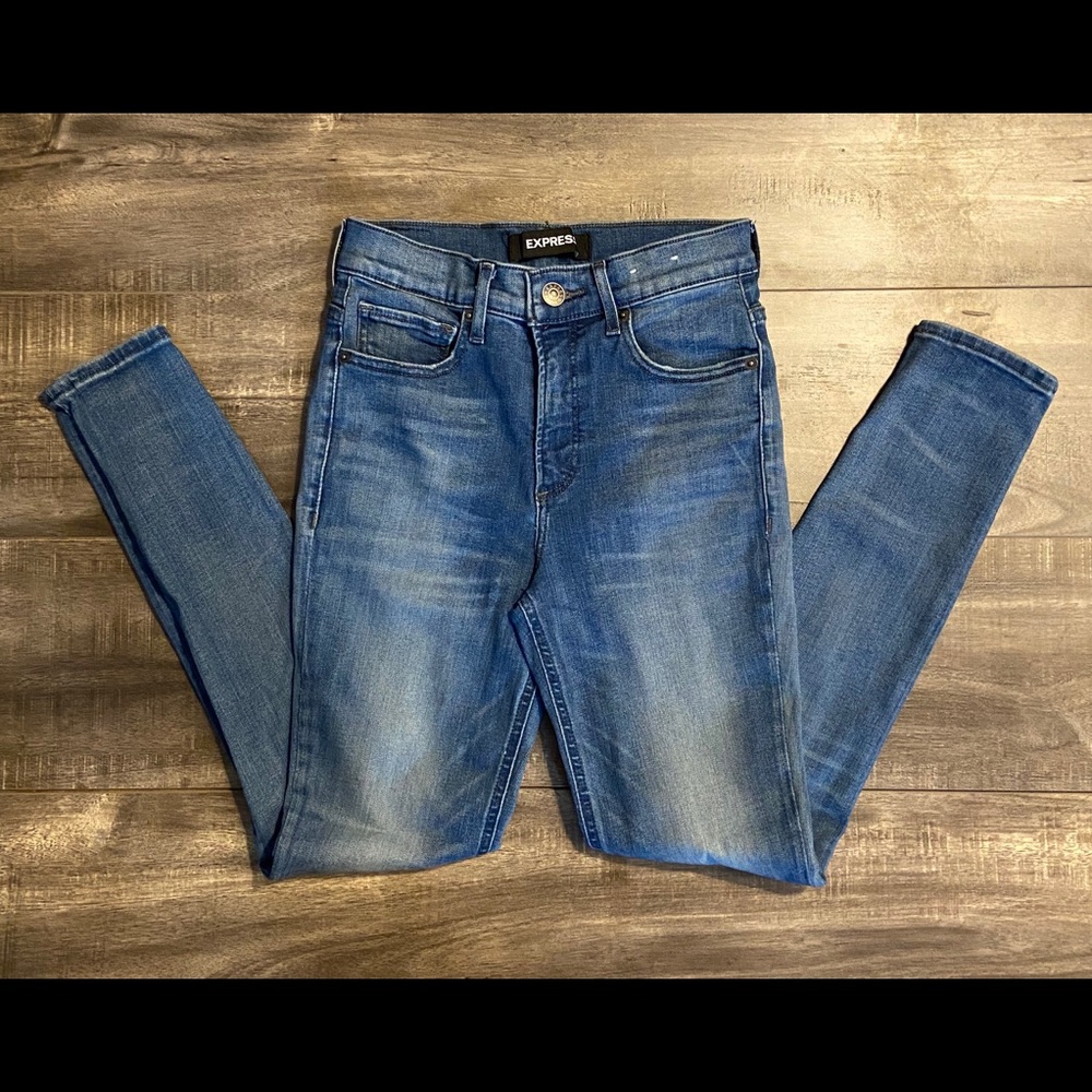 Express high rise jeggings